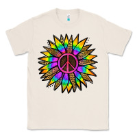 Natural Peace Hippie Sunflower Classic Tee - Jasminsmagicworld