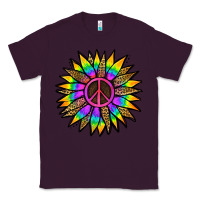 Plum Peace Hippie Sunflower Classic Tee - Jasminsmagicworld