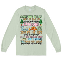 Matcha camping rules Long Sleeve Tee - MaliasSmallBusiness