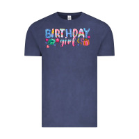 Vintage Denim birthday girl Vintage Tee - NancyCooperArtShop