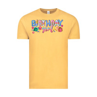 Vintage Mustard birthday girl Vintage Tee - NancyCooperArtShop
