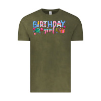 Vintage Olive birthday girl Vintage Tee - NancyCooperArtShop