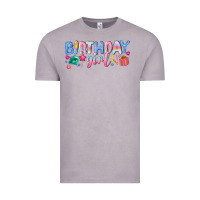 Vintage Zinc birthday girl Vintage Tee - NancyCooperArtShop