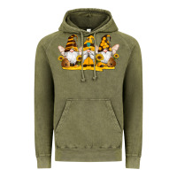 Vintage Olive western bee gnomes beehive honey sunflowers Vintage Hoodie - Artiststas