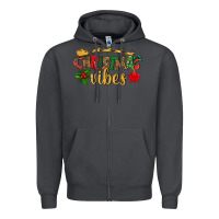 Smoke christmas vibes Zipper Hoodie - BundleAndBundleShop