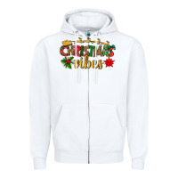 White christmas vibes Zipper Hoodie - BundleAndBundleShop