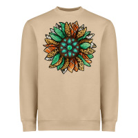 Mushroom thanksgiving fall sunflower Heavyweight Sweatshirt - Jasminsmagicworld