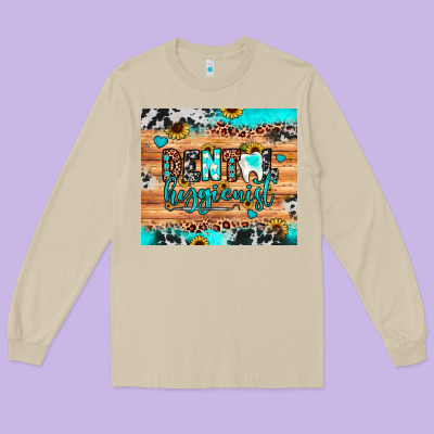 Dental Hygienist Long Sleeve Tee Designed By Jahusdesignshop