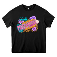 Black hello preschool Heavy Core Tee - RanaPortraitStore
