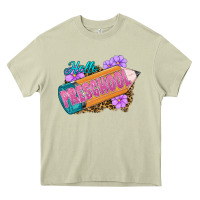 Mossy hello preschool Heavy Core Tee - RanaPortraitStore