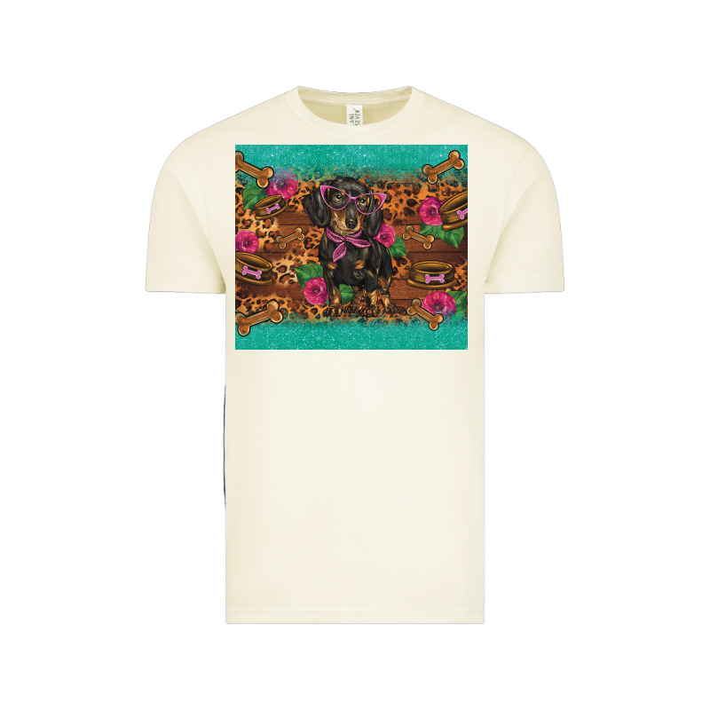 Dachshund Vintage Tee by BarkalooDesign | Teevron