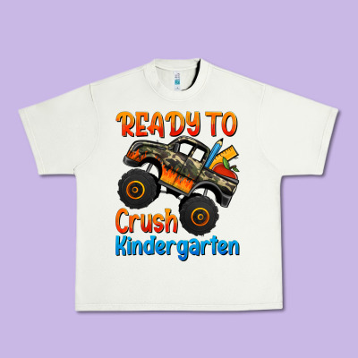 Ready To Crush Kindergarten Urban Heavy Tee Designed By Jasminsmagicworld