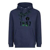 Navy Born In 1957 Heavyweight Hoodie - Bettercallsaul