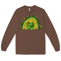 Chestnut st patrick s day shamrock rainbow Long Sleeve Tee - MaliasSmallBusiness