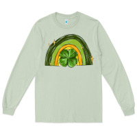 Matcha st patrick s day shamrock rainbow Long Sleeve Tee - MaliasSmallBusiness