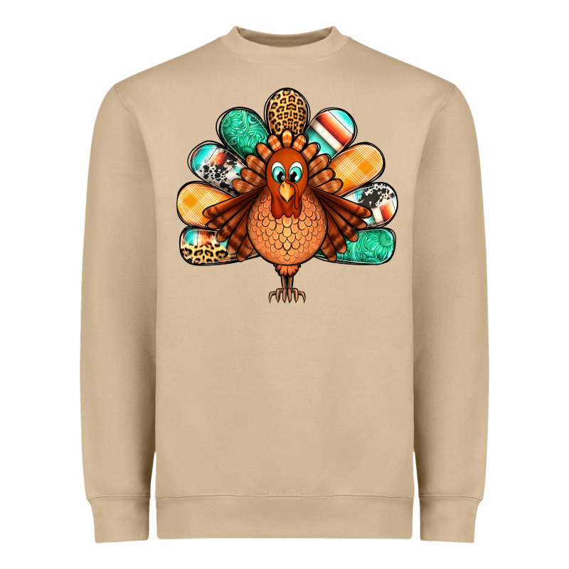 Thanksgiving Turkey Heavyweight Sweatshirt by Jasminsmagicworld | Teevron