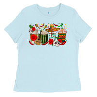 Baby Blue hispanic heritage month coffee cups Ladies Tee - texasbilliewilder