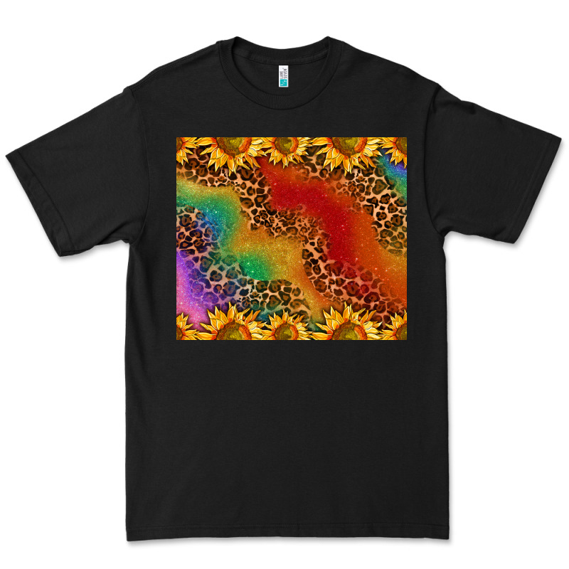 Pride Sunflower  Rainbow Leopard Premium Tee by AdoDesignShop | Teevron
