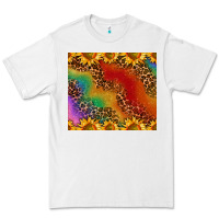 White pride sunflower  rainbow leopard Premium Tee - AdoDesignShop