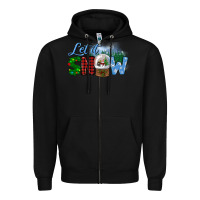 Black let it snow Zipper Hoodie - BundleAndBundleShop
