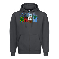 Smoke let it snow Zipper Hoodie - BundleAndBundleShop