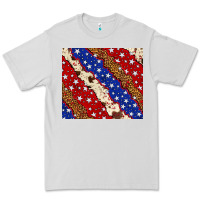 Dove Grey 4th of July USA flag leopard cowhide 20oz tumbler Premium Tee - Neo Western