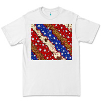 White 4th of July USA flag leopard cowhide 20oz tumbler Premium Tee - Neo Western
