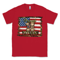 Red proud veteran Classic Tee - Jasminsmagicworld