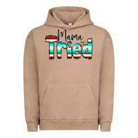 Pigment Burro Mama Tried Urban Hoodie - CowCowDesign