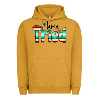 Pigment Peanut Butter Mama Tried Urban Hoodie - CowCowDesign