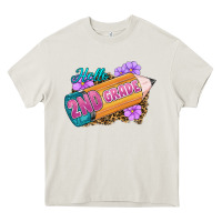 Cream Hello 2nd Grade Heavy Core Tee - RanaPortraitStore