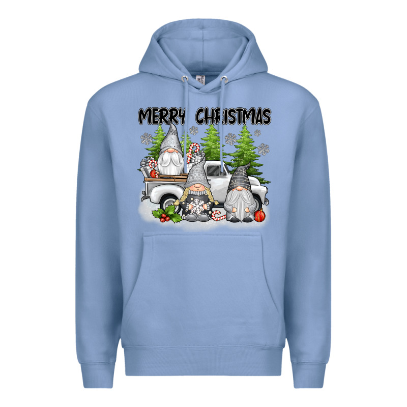 Merry Christmas Gnomes Premium Hoodie by texasbilliewilder | Teevron