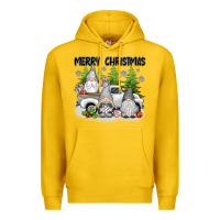 Lemon merry christmas gnomes Premium Hoodie - texasbilliewilder