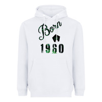 White Born In 1960 Heavyweight Hoodie - Bettercallsaul