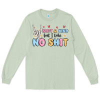 Matcha soft and kind but i take no shit Long Sleeve Tee - MaliasSmallBusiness
