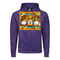Cloud Purple western bee gnomes  honeycomb  leopard turquoise wooden serape Vintage Hoodie - Artiststas
