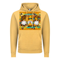 Vintage Mustard western bee gnomes  honeycomb  leopard turquoise wooden serape Vintage Hoodie - Artiststas
