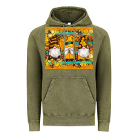 Vintage Olive western bee gnomes  honeycomb  leopard turquoise wooden serape Vintage Hoodie - Artiststas