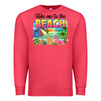 Cardinal take me to the beach Premium Sweatshirt - NancyCooperArtShop