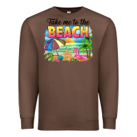 Chestnut take me to the beach Premium Sweatshirt - NancyCooperArtShop