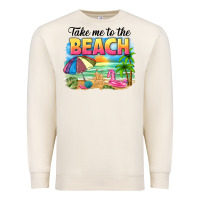 Sandshell take me to the beach Premium Sweatshirt - NancyCooperArtShop