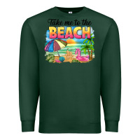 Sports Green take me to the beach Premium Sweatshirt - NancyCooperArtShop