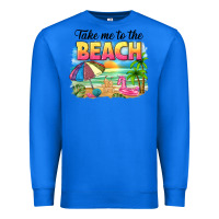 True Royal take me to the beach Premium Sweatshirt - NancyCooperArtShop