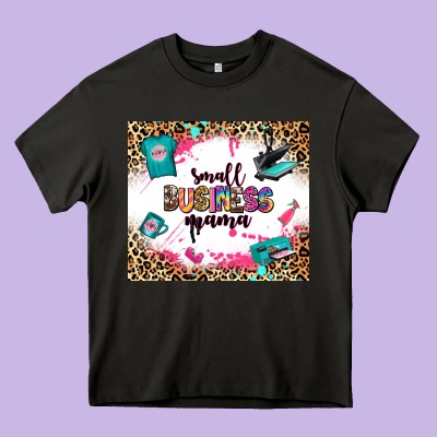 Small Business Mama Heavy Core Tee Designed By Zillion Design Studio