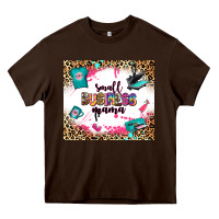 Chocolate Brown small business mama Heavy Core Tee - Zillion Design Studio