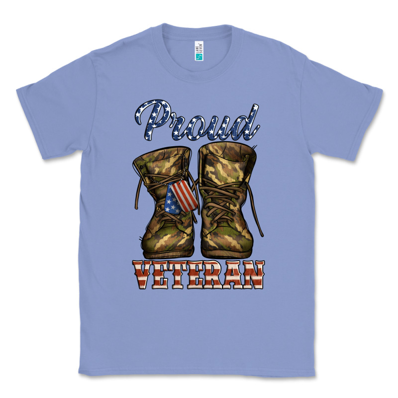 Proud Veteran Camo Shoes Classic Tee by Jasminsmagicworld | Teevron