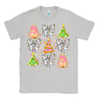 Moon Dust Christmas Trees And Bow Classic Tee - CowhideDigitalArt