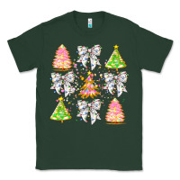 Sports Green Christmas Trees And Bow Classic Tee - CowhideDigitalArt