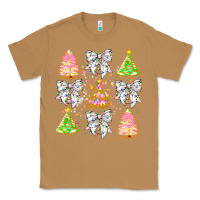 Toasted Coconut Christmas Trees And Bow Classic Tee - CowhideDigitalArt