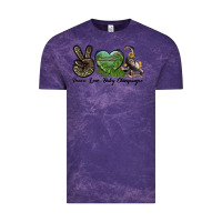 Cloud Purple Leopard Peace Love Baby Chimpanzee Vintage Tee - LillyAllenDesigns